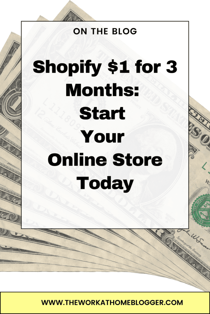 shopify for $1