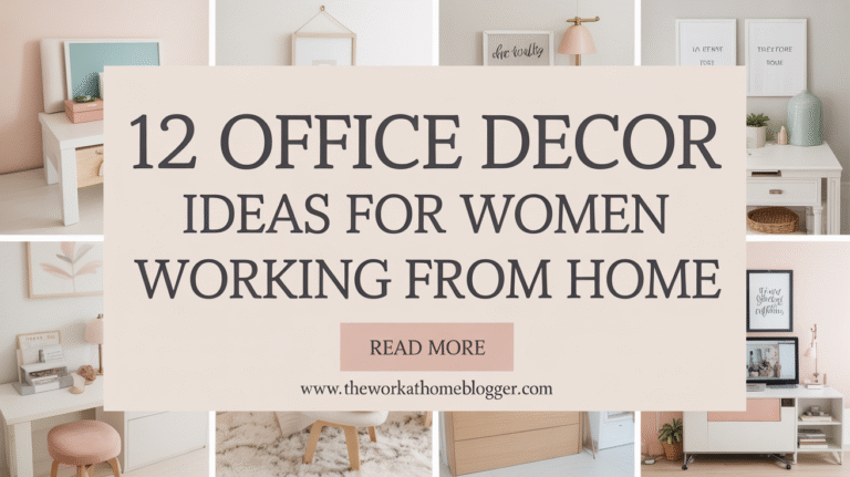 12 Office Decor Ideas For Women Working From Home