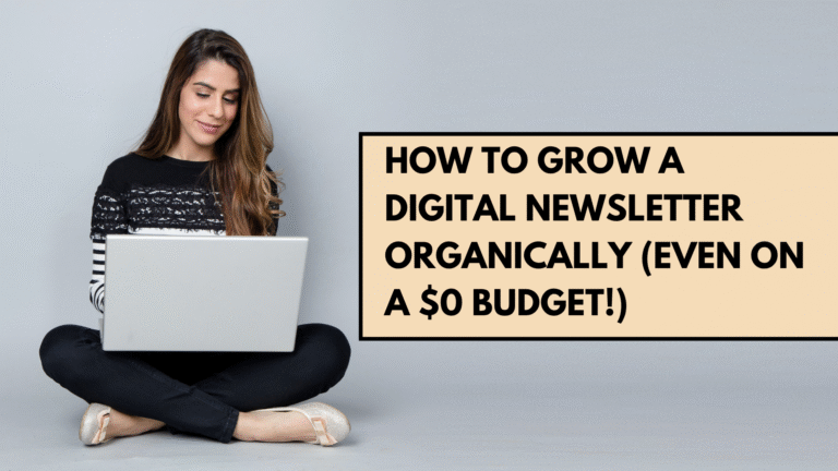 how to grow a digital newsletter