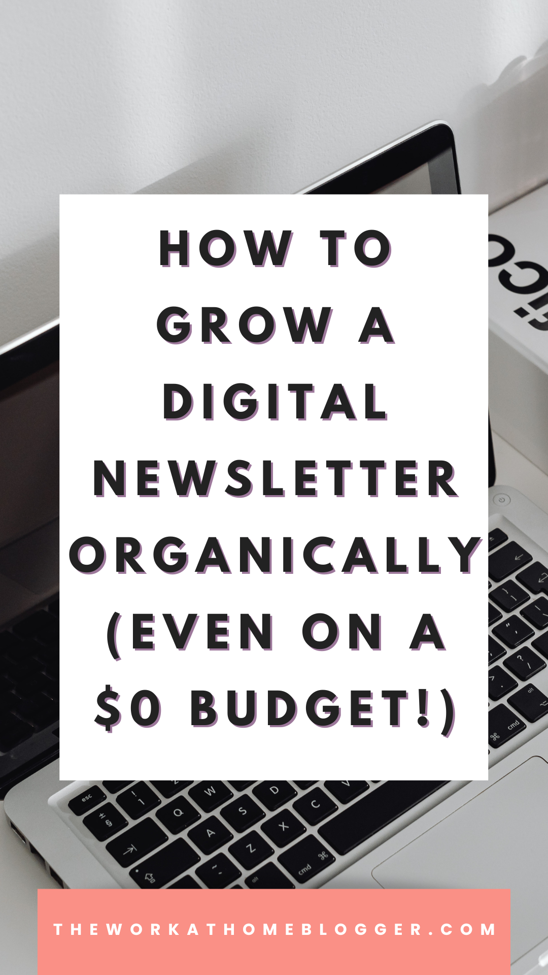 grow a digital newsletter blog post pin